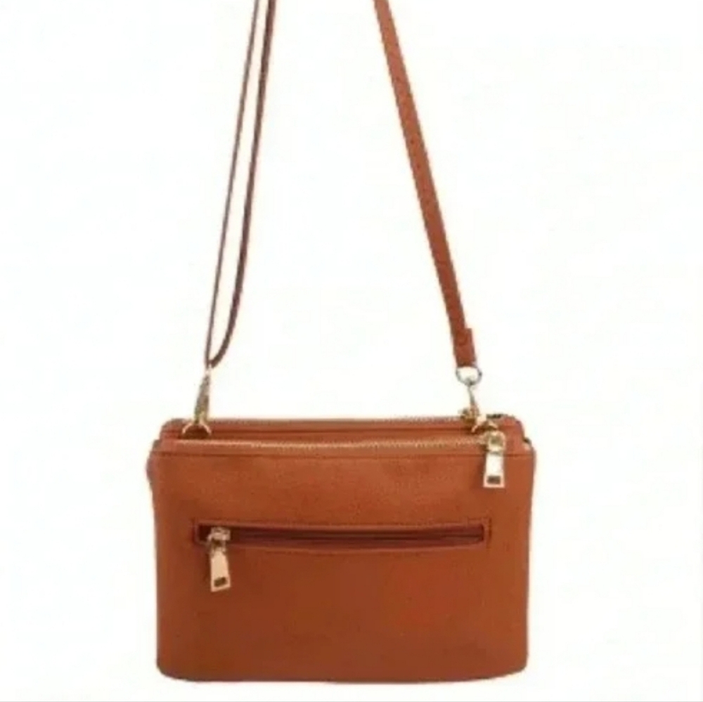 NWT AR New York Brown Crossbody with Card holders